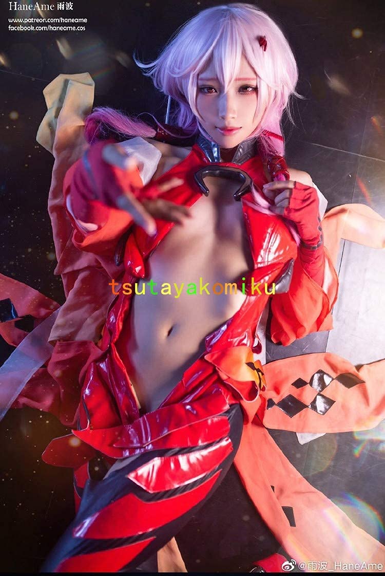 Amazon.co.jp: 和顺の动漫ギルティクラウン 楪 いのり 金魚服 戦闘服